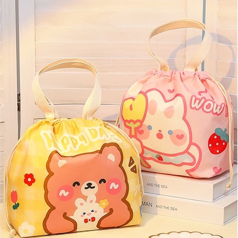 Túi Cách Nhiệt Đựng Hộp Cơm  Nhiều Mẫu Hoạt Hình Dễ Thương
