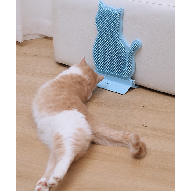 [Tặng CatNip] Bàn Cào Massage Lông Giảm Stress Mèo
