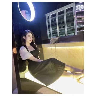 Đầm tiệc phối tay voan bigsize