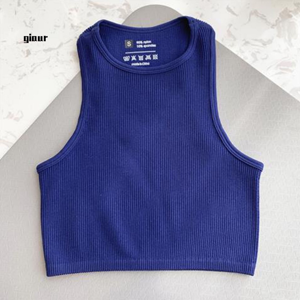 Áo Tank Top Chất Liệu Co Giãn Thấm Hút Mồ Hôi Thời Trang Mùa Hè Cho Nữ