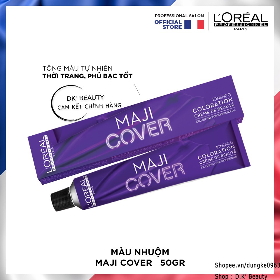 Thuốc Nhuộm Loreal Majibrown Chuyên Tông Nâu - Majicover Chuyên Phủ Bạc