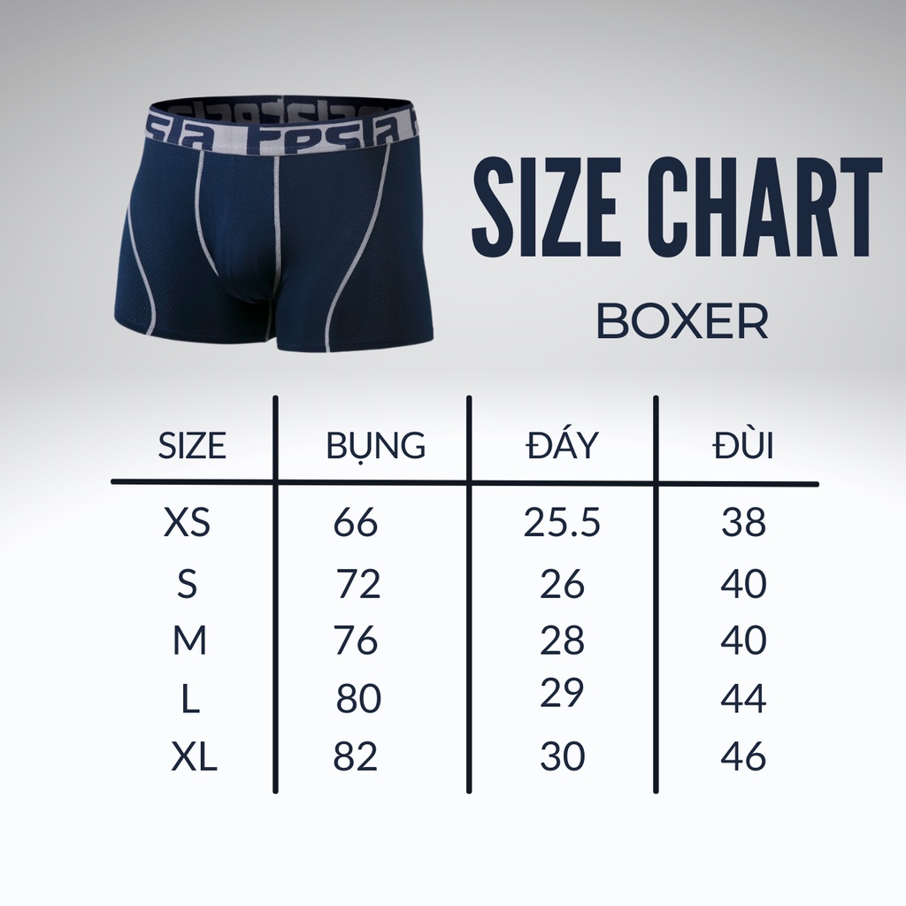 Quần BOXER Nam TSLA BODYFIT Combo 2 cái dạng vải lưới cao cấp mát lạnh kháng khuẩn thoáng khí bigsize TSX3024