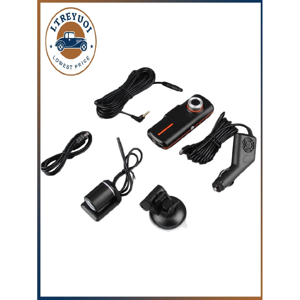 Máy Quay Hành Trình Cho Xe Hơi, Ống Kính Kép, Màn Hình 2.7inch, Độ Phân Giải 1080p Hd | BigBuy360 - bigbuy360.vn