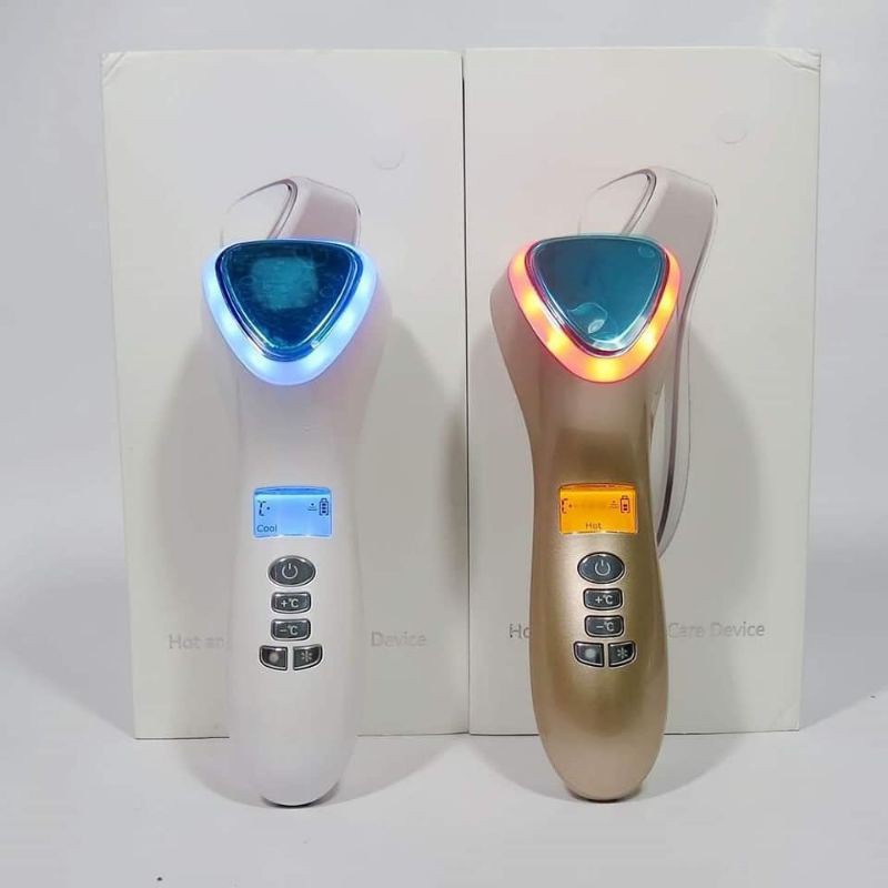 Búa nóng lạnh mini có rung và ánh sáng sinh học. Búa tam giác