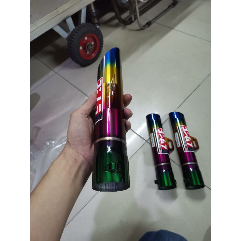 Pô xe máy toke inox không nỉ