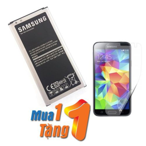 Pin Samsung Galaxy S5 AU + Tặng Dán Màn Hình