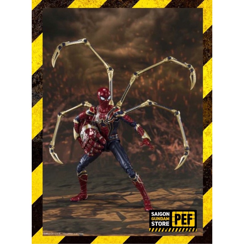 MÔ HÌNH NHÂN VẬT SHF IRON SPIDER FINALL BATTLE VER( AVENGER END GAME)