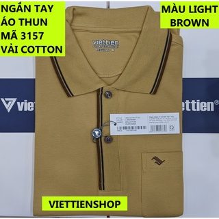 Áo thun việt tiến ngắn tay có cổ