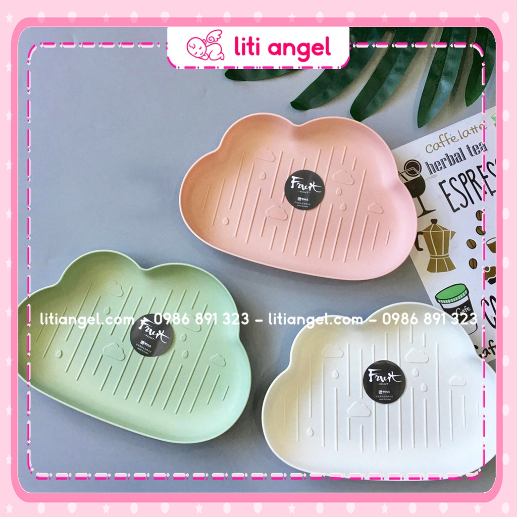 Khay Ăn Dặm Hình Đám Mây Đựng Bát Ăn Dặm Tiện Dụng Ngộ Ngĩnh Cho Bé Yêu