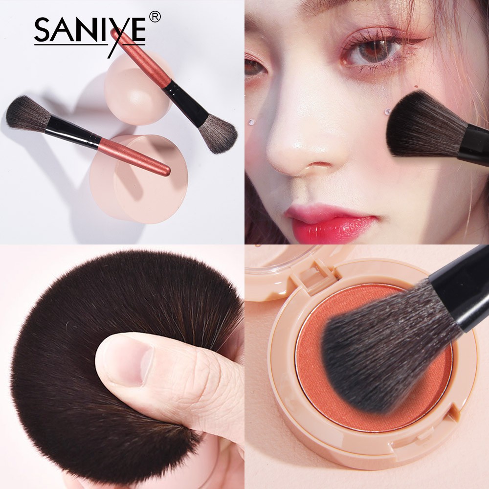 Bàn chải trang điểm cọ má hồng mềm SANIYE A102