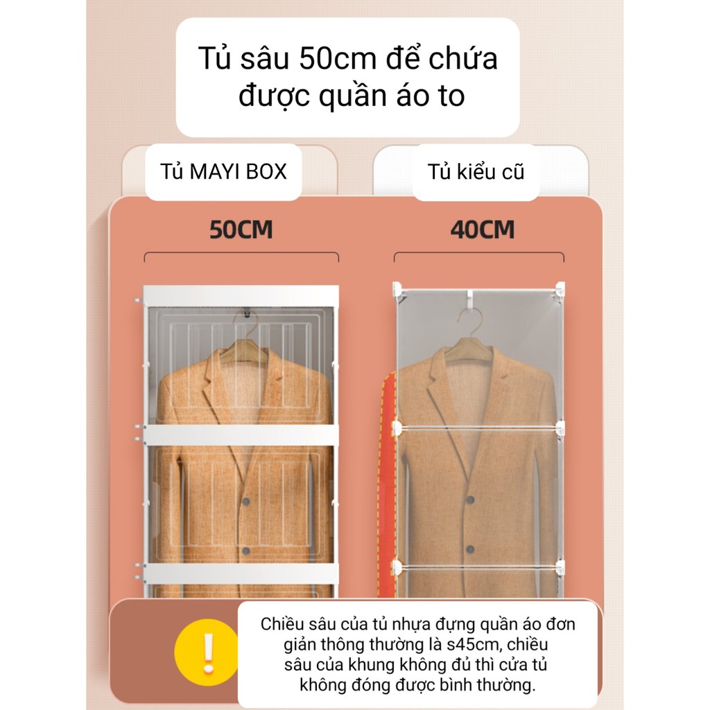 Tủ quần áo hãng MAYI BOX