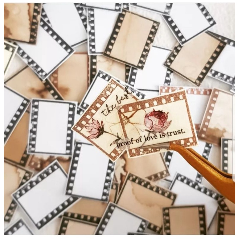 [Ponyo Stationery] Sticker khung phim (đọc mô tả)