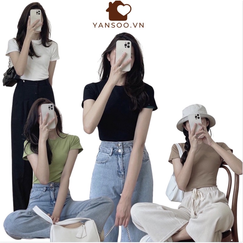 Áo thun tăm lạnh cộc tay chất đẹp mát thấm hút mồ hôi ( ảnh thật 100% ) by YANSOO