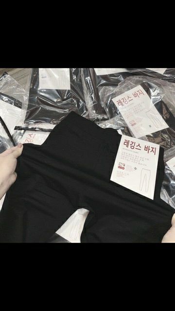 Quần bó legging đen xuất Hàn