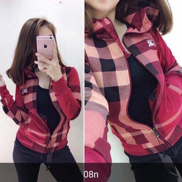 Áo khoác thun da cá sọc -thêu ngựa 💟