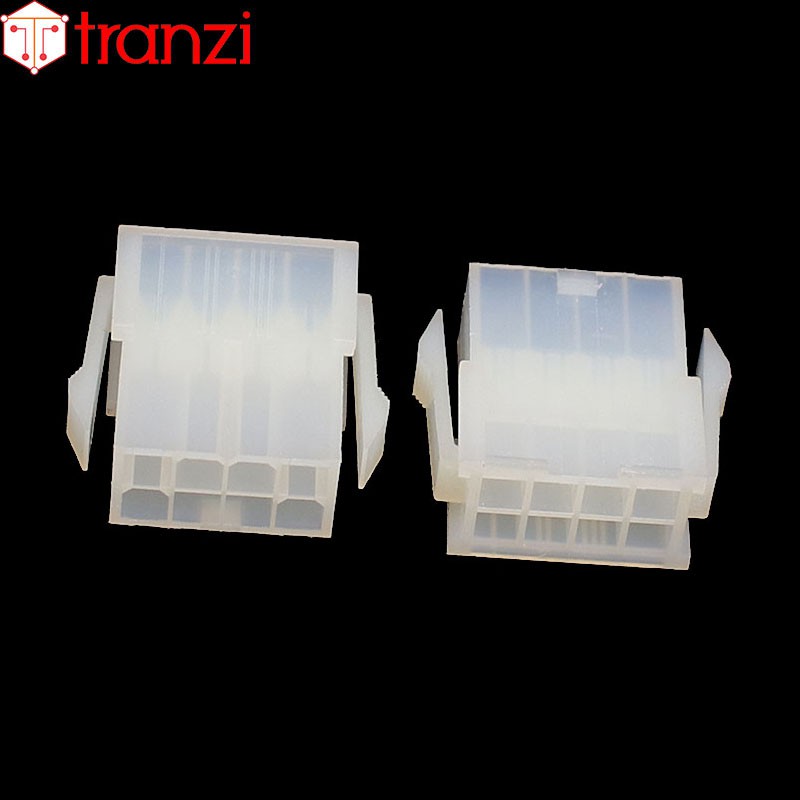 Vỏ header 4.2mm 5559 2x4P 24mm trắng - túi 10 cái