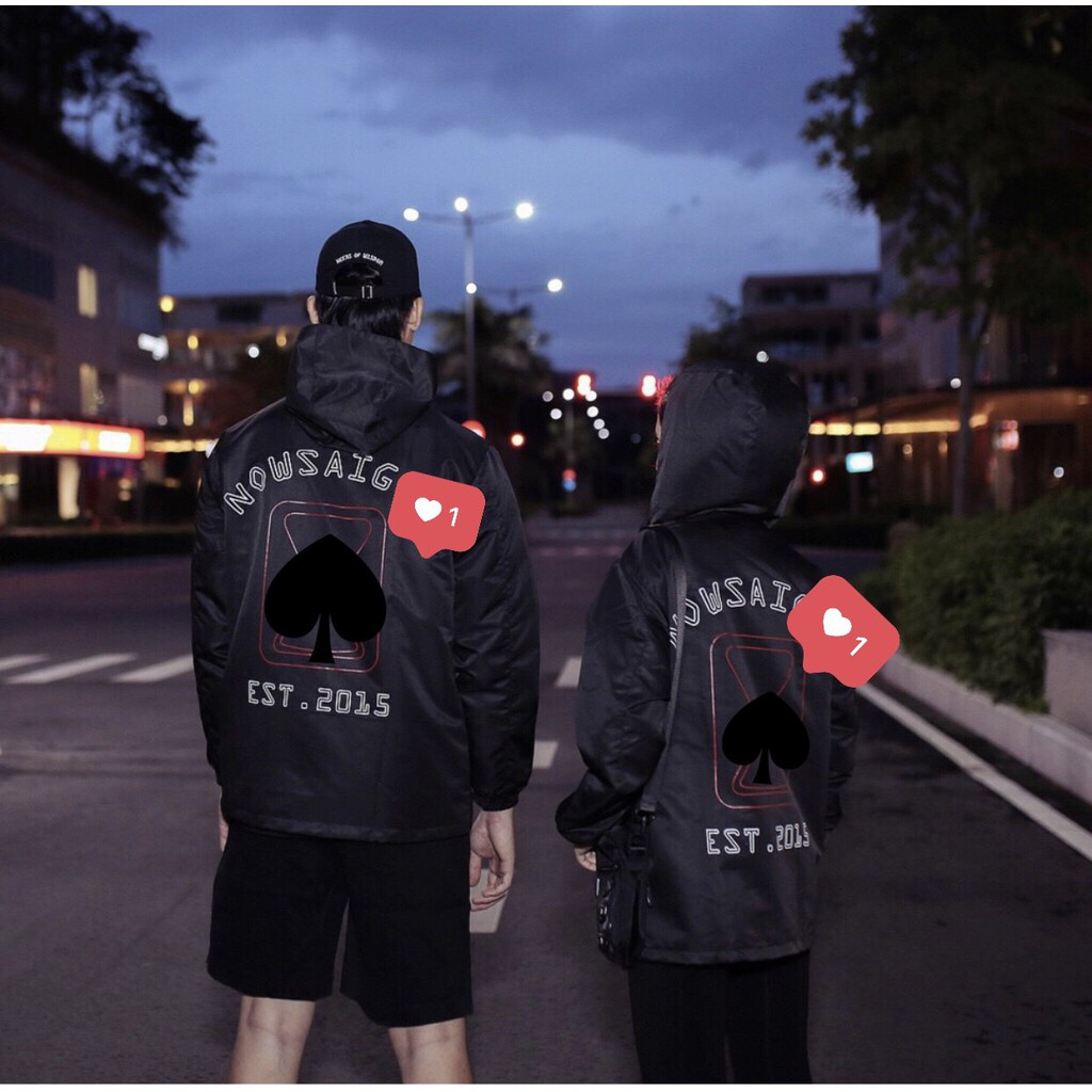 [Mã WASTUP giảm 10% tối đa 30K đơn 99K] Áo Khoác NOW SAI.GON. Ulzzang Unisex 1hitshop | BigBuy360 - bigbuy360.vn