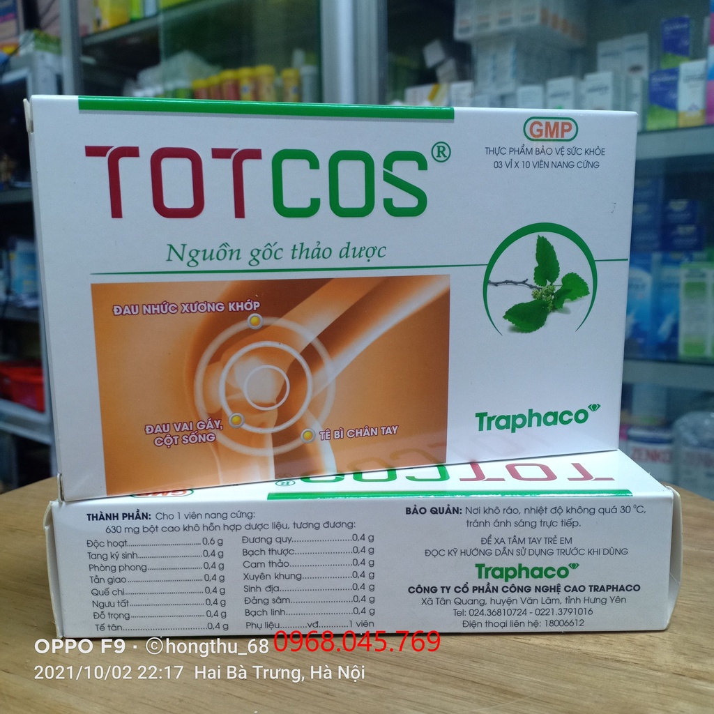 Viên bổ khớp TOTCOS Traphaco hộp 30 viên