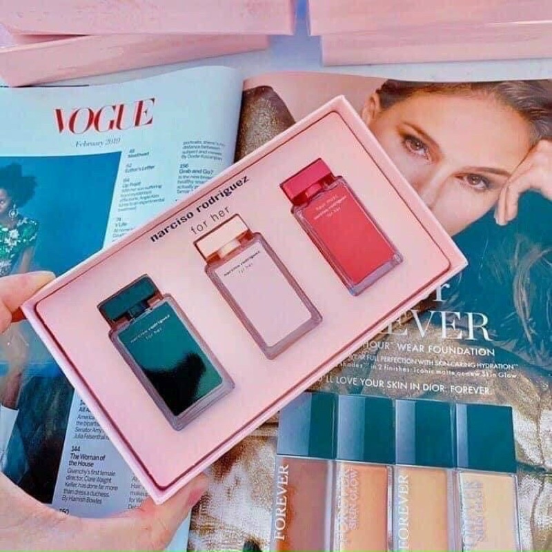 Nước hoa mini set 3 chai 3 mùi Nars