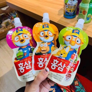 (Tem Paldo chính hãng) Nước Hồng Sâm Trái Cây Pororo Đủ Vị Cho Bé 100ml