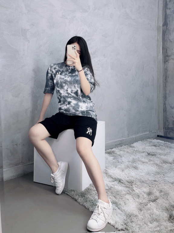 (HÀNG XUẤT XỊN) Áo họa tiết 1812 L/A TYE DYE OVERFIT TEE Made in Cambodia full tag code