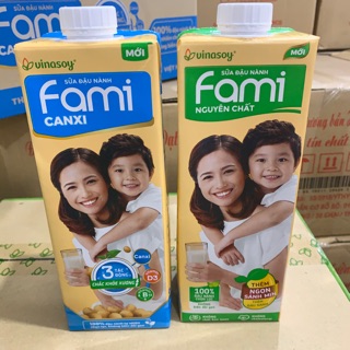 Sữa đậu nành Fami 1 lit hộp giấy