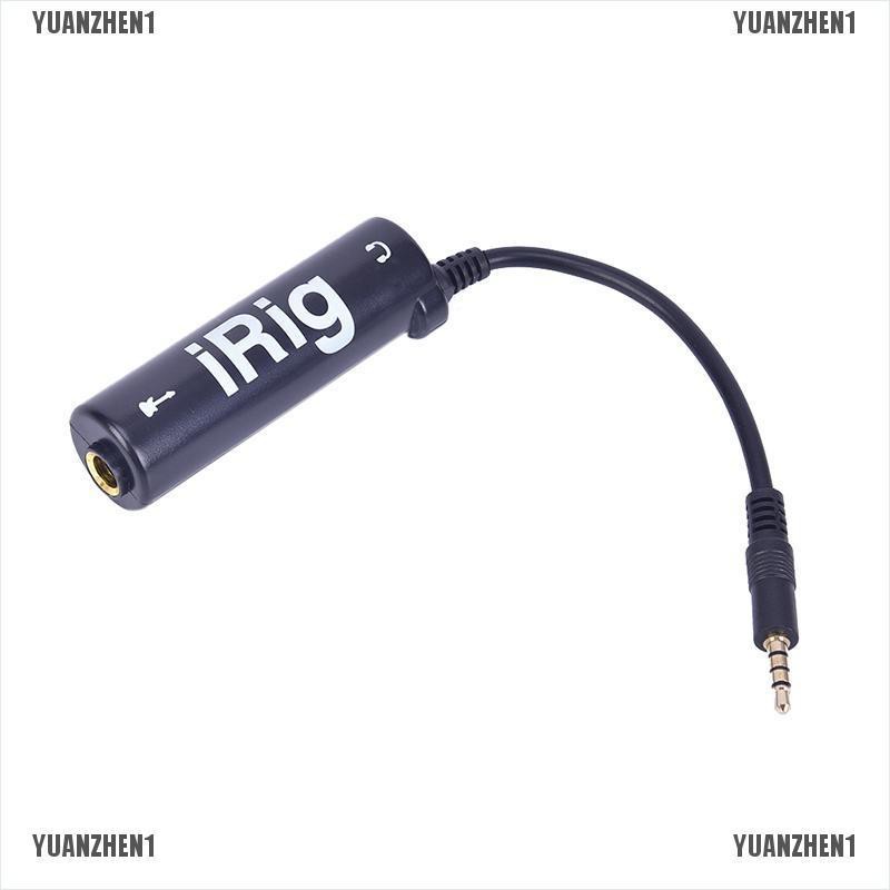 Cáp chuyển đổi giao diện IRig gắn guitar và điện thoại