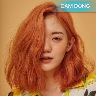 THUỐC NHUỘM TÓC MÀU CAM ĐỒNG (MỘT BỘ GỒM THUỐC VÀ TRỢ NHUỘM)