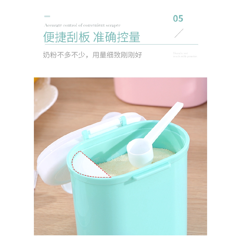 (Hàng Mới Về) Hộp Đựng Sữa Bột Cho Bé Dung Tích Lớn