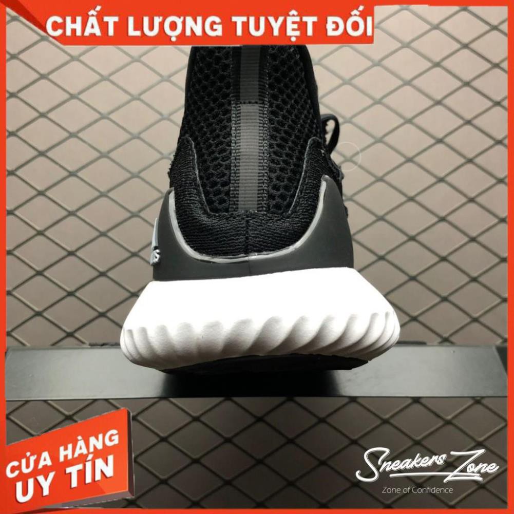 (FREE SHIP + HỘP + QUÀ) Giày thể thao sneaker nam nữ ALPHABOUNCE Beyond 2018 Black white đen đế trắng