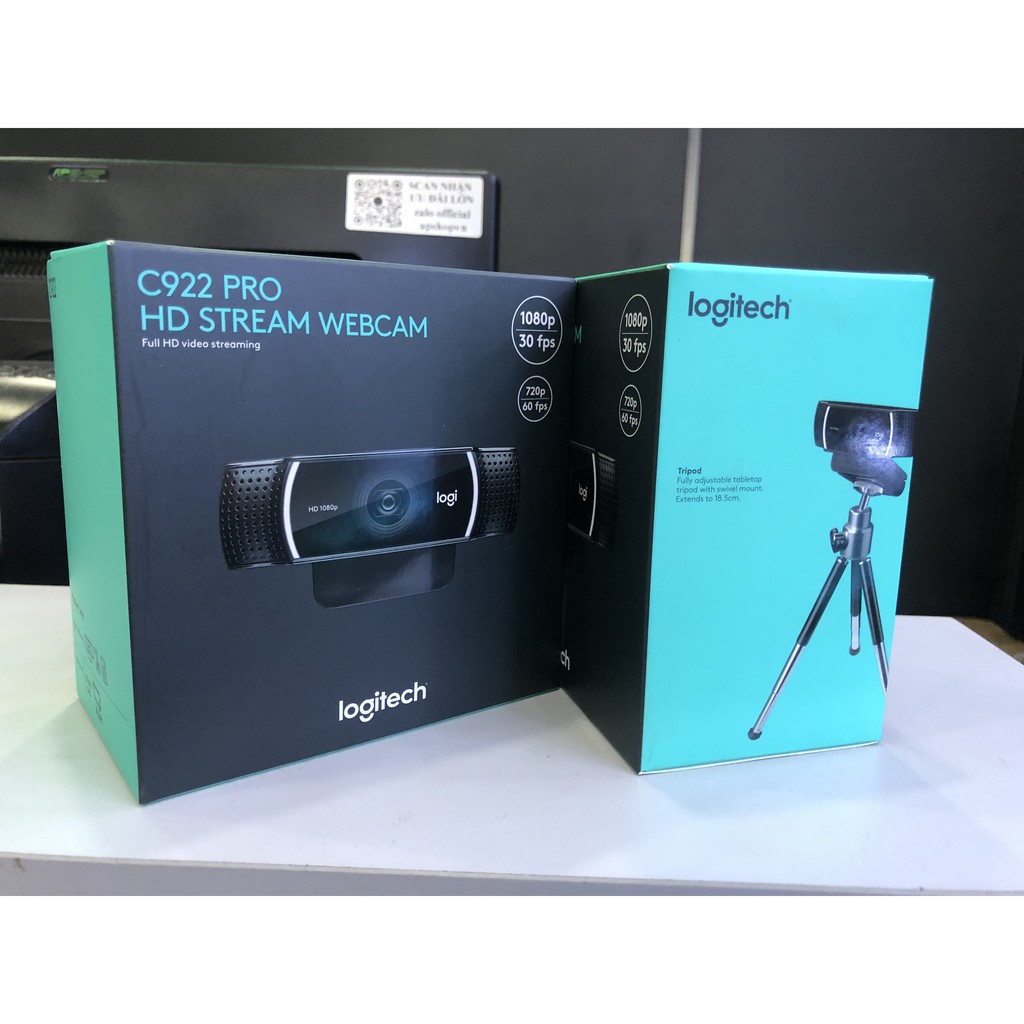 Webcam Logitech C922- HÀNG CHÍNH HÃNG | BigBuy360 - bigbuy360.vn
