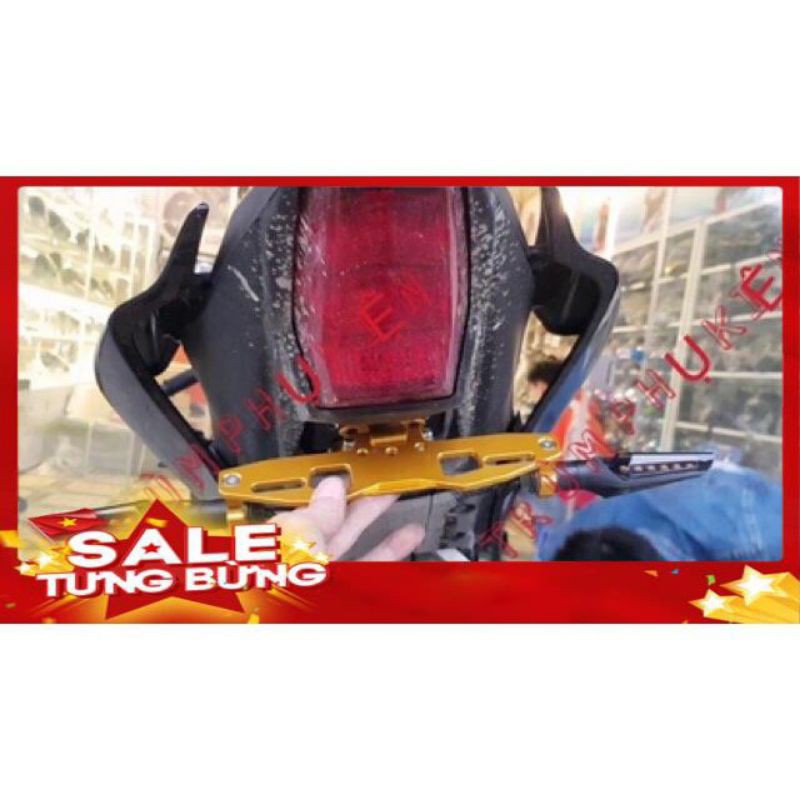 pát biển số gập cho moto PKL R15V3 , TFX, Z800,Z900