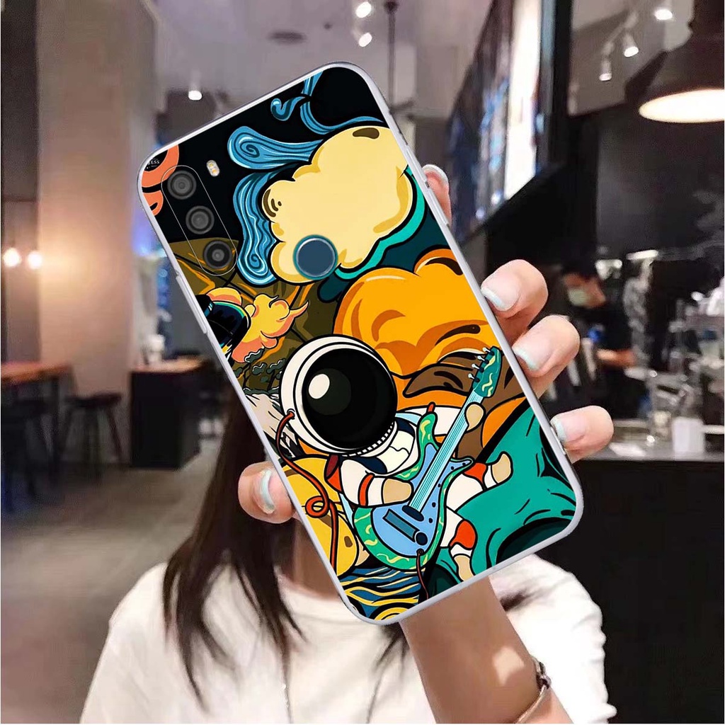 Ốp Vsmart Active 3 in hình vũ trụ, phi hành gia bầu trời cute dễ thương