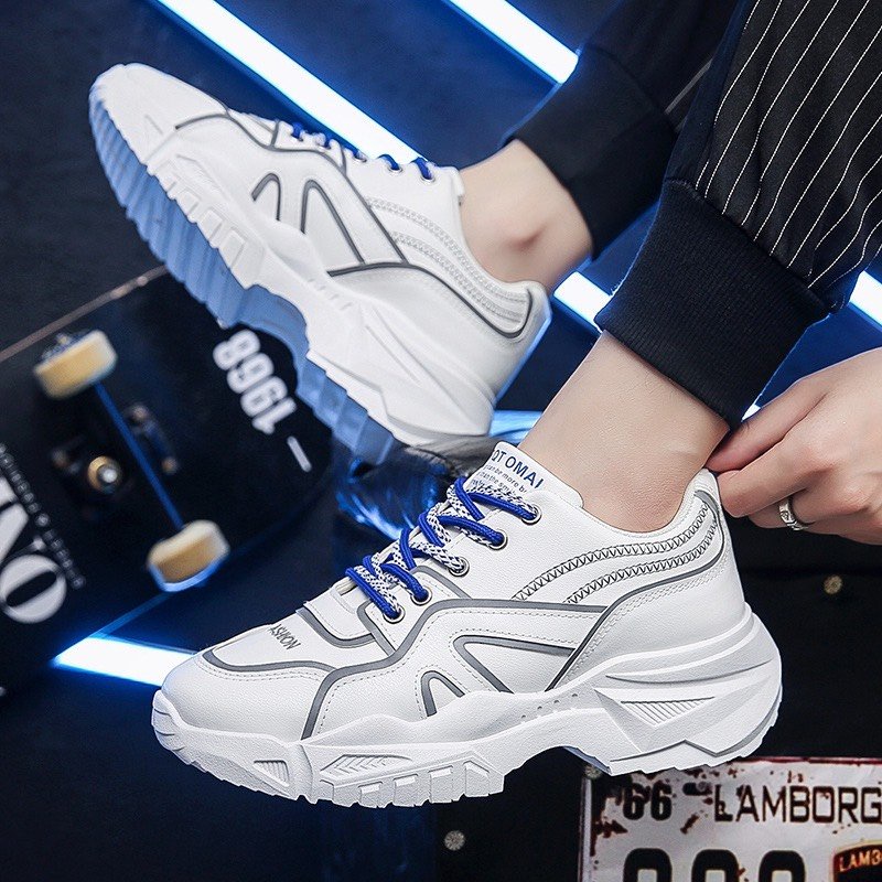 Giày Thể Thao Nam Sneaker OMALL Đế Độn 6cm Kiểu Dáng Mới