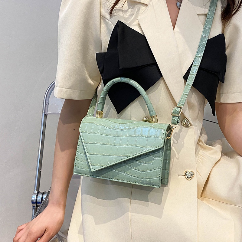 IELGY Túi Đeo Vai Hình Vuông Cỡ Nhỏ Họa Tiết Vân Đá Thời Trang Cho Nữ