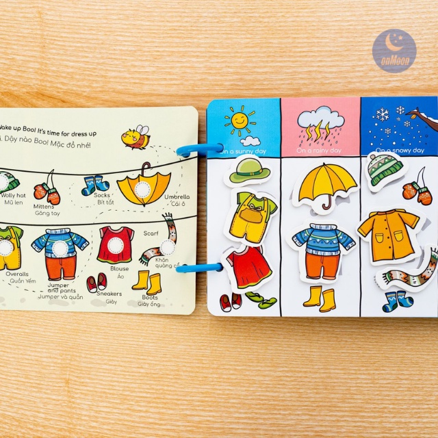 Học liệu bóc dán Montessory cho bé, học liệu busy book bóc dán thông minh - giáo dục sớm