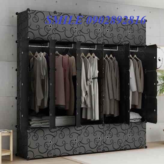 [Hỏa Tốc] Tủ Nhựa Lắp Ghép Đa Năng 25 Ô Để Đồ, Để Quần Áo Nhiều Hình (chọn hình theo phân loại) - Bảo hành 1 năm
