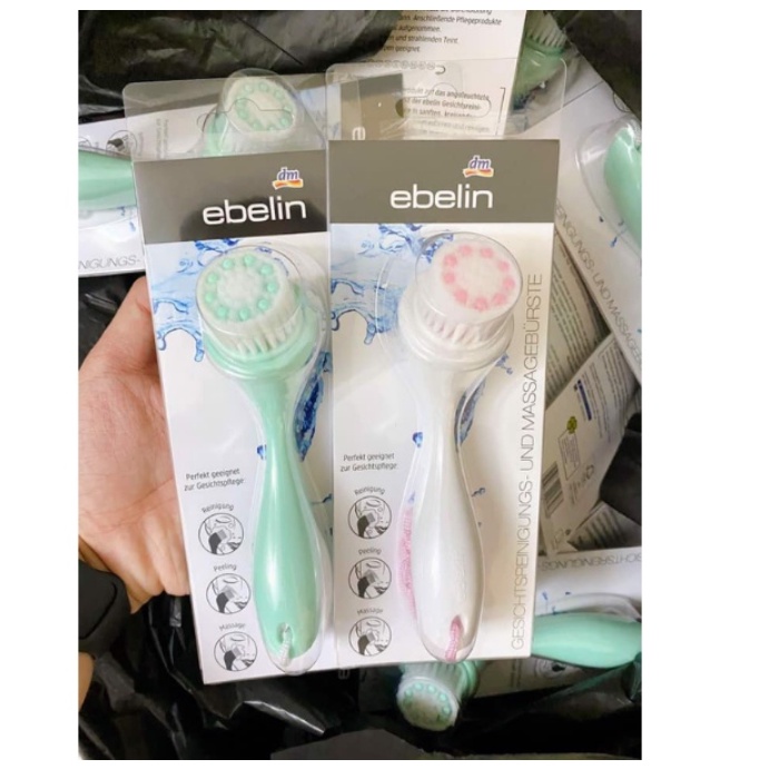 Cọ rửa mặt Ebelin Đức, cọ rửa mặt cầm tay tạo bọt sạch sâu tiện dụng - Shop Viloet