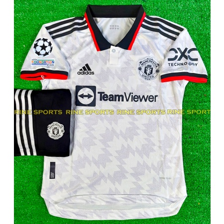 Bộ áo bóng đá Manchester United sân khách hàng Thailand 2022 – 2023 Giống thi đấu 99%