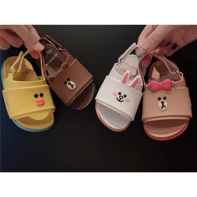 Sandal cho bé trai bé gái 1-6 tuổi Sandal nhựa thơm mini melissa mẫu mới 2021