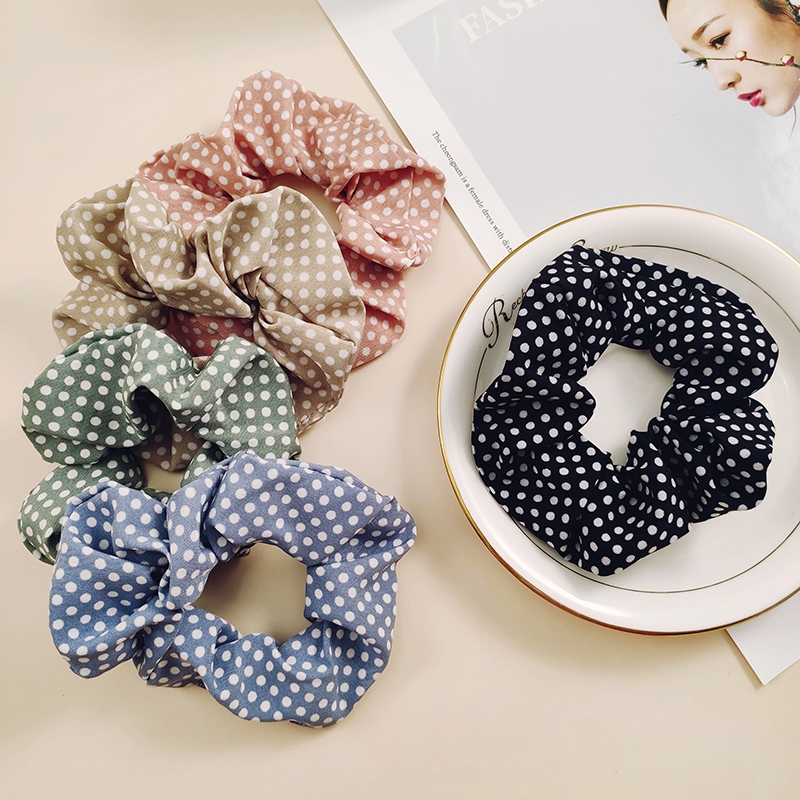 Dây cột tóc cao giãn thiết kế đơn giản xinh xắn cho nữ d207901