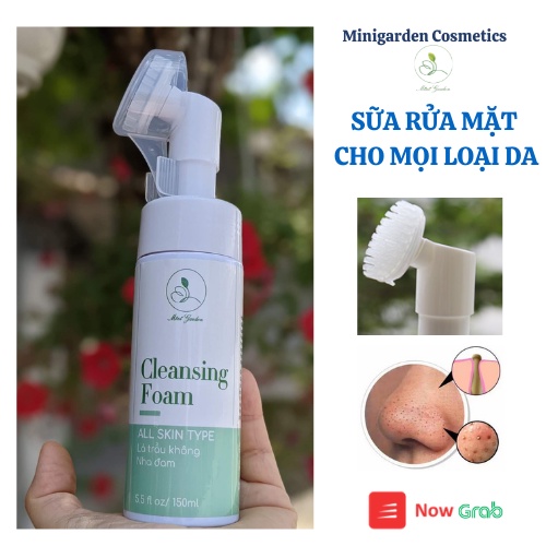 Sữa rửa mặt tạo bọt lá trầu không Mini Garden cleansing foam 150ml PV1020