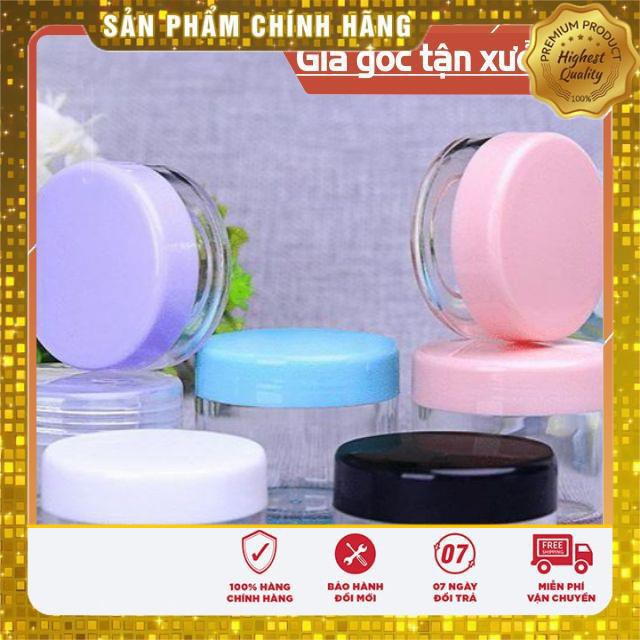 Hủ Đựng Kem ❤ TRÙM SỈ ❤ Hũ nhựa tròn 10g đựng kem, gel, bột , phụ kiện du lịch