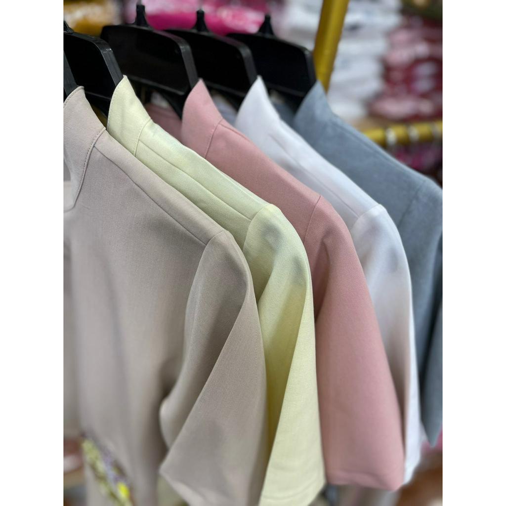 Đồ Lam Đi Chùa # Bộ Tịnh Chất Cotton Lạnh # Quần Áo Nữ Cao Cấp