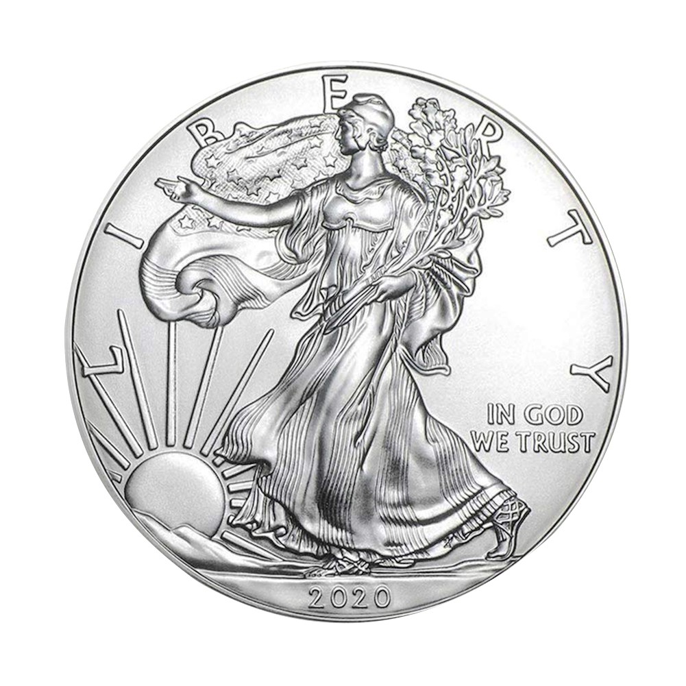 Đồng Xu Lưu Niệm 2020 Hình Tượng Nữ Thần Tự Do