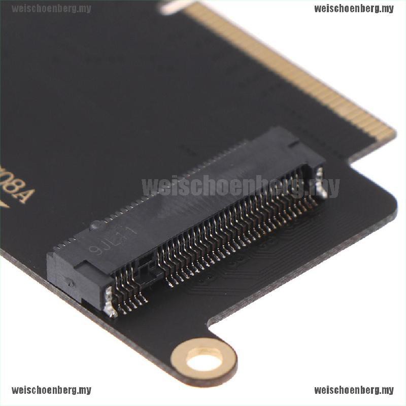 Thẻ chuyển đổi NVMe M.2 ngff ssd cho macbook pro a1708 2016 2017 13&quot;