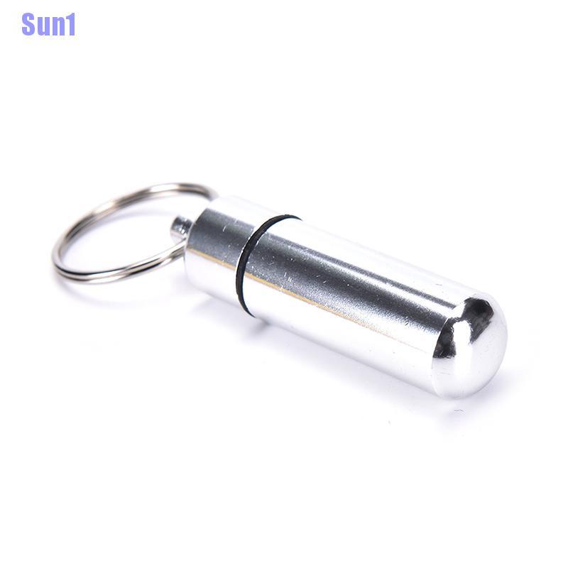 Hộp Đựng Thuốc Bằng Nhôm Chống Thấm Nước Kèm Chìa Khóa Tiện Dụng