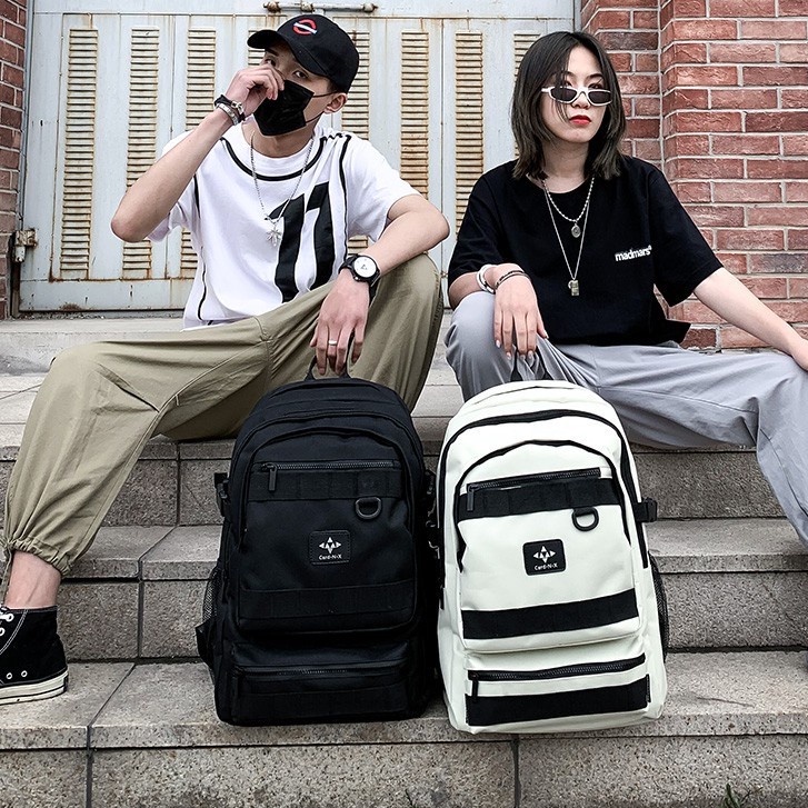 Balo nam nữ đi học cao cấp ZIME chất liệu chống nước phong cách thời trang du lịch đựng laptop