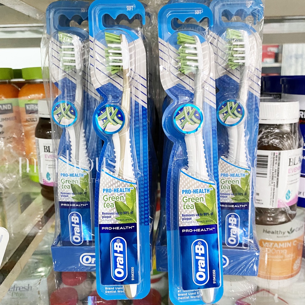 Bàn chải răng Oral-B Pro Health Green Tea - Soft Mỹ