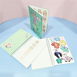 Sách hình dán stickers thiết kế thời trang trang phục Topmodel
